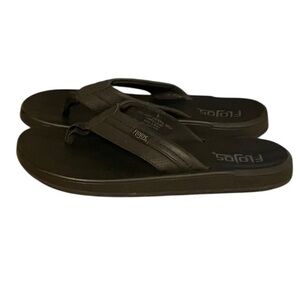 Flojos Playa Black Flip Flop Sandals